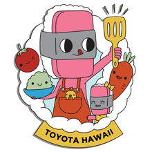 Load image into Gallery viewer, Toyota Hawaii “Foodie Tribe” Adhesive Badge
