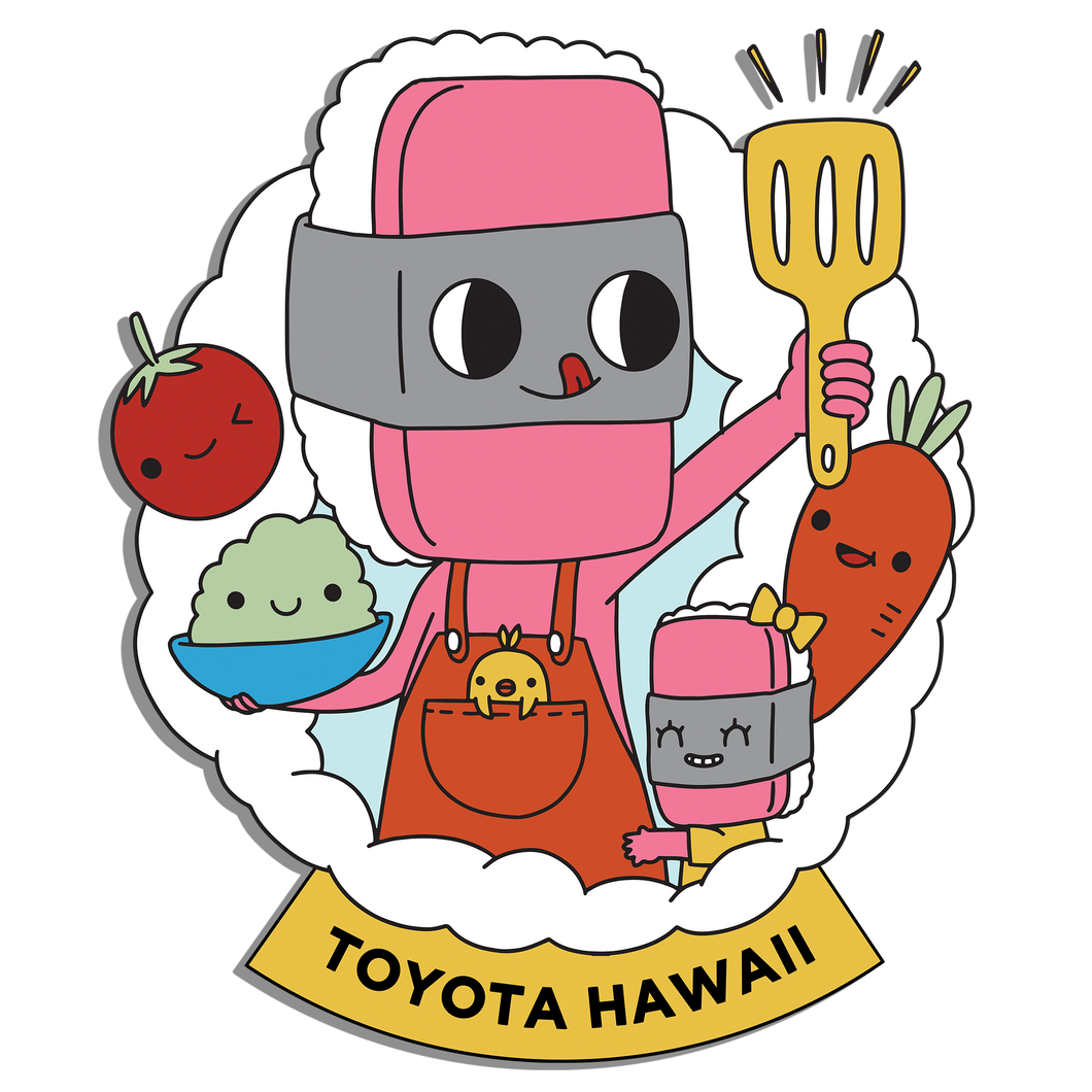 Toyota Hawaii “Foodie Tribe” Adhesive Badge